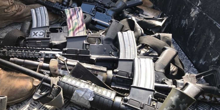 Armas apreendidas na Operação Égide | Foto: Divulgação