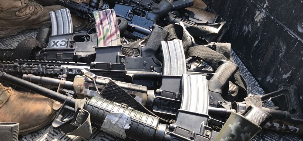 Armas apreendidas na Operação Égide | Foto: Divulgação