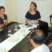 Prefeita Fátima Pacheco reunida com comerciantes | Foto: Divulgação