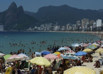 Praia de Copacabana. zona sul do RJ | Foto: Tomaz Silva/Agência Brasil