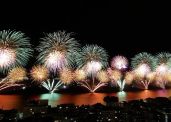 Queima de fogos em Copacabana-RJ | Foto: Divulgação