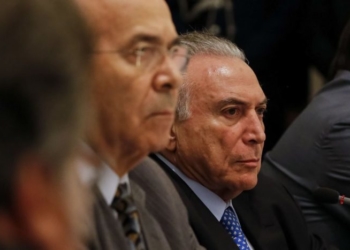 Brasília - Presidente Michel Temer durante reunião com ministros, líderes da base aliada na Câmara dos Deputados e presidentes de partidos (Marcos Corrêa/PR)