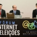 Brasília - O ministro da Ciência e Tecnologia, Gilberto Kassab, o presidente do TSE, Gilmar Mendes, e o coordenador do Comitê Gestor da Internet, Maximiliano Martinhão, durante a abertura do 1º Seminário Internet e Eleições, organizado pelo Tribunal Superior Eleitoral (TSE) em parceria com o Ministério de Ciência e Tecnologia. (Foto: Marcelo Camargo/Agência Brasil)