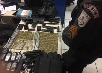 Apreensão de armas em Macaé-RJ | Foto: Secom/Macaé