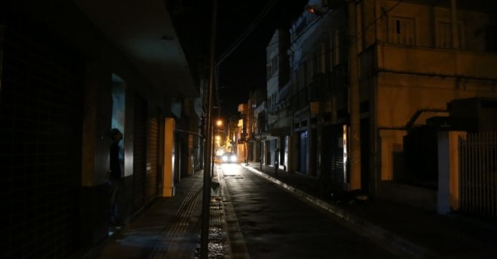 Falta de iluminação | Foto: Whatsapp