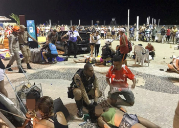 Vítimas do acidente em Copacabana | Foto: Twitter
