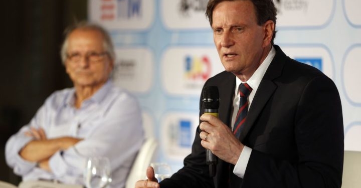 Rio de Janeiro - O prefeito do Rio de Janeiro, Marcelo Crivella fala durante evento de apresentação da agenda do carnaval da cidade. (Tomaz Silva/Agência Brasil)