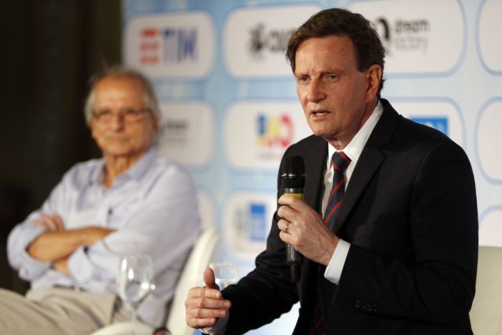 Rio de Janeiro - O prefeito do Rio de Janeiro, Marcelo Crivella fala durante evento de apresentação da agenda do carnaval da cidade. (Tomaz Silva/Agência Brasil)