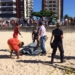 Afogamento de idoso na praia do Morro, em Guarapari-ES