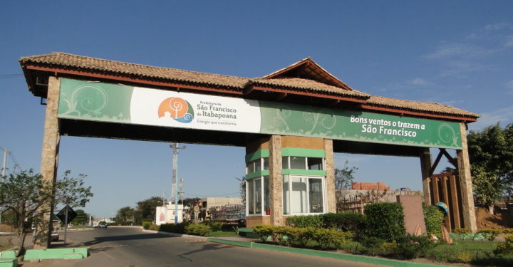 Portal de entrada da cidade de São Francisco do Itabapoana-RJ | Foto: Divulgação