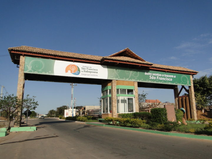 Portal de entrada da cidade de São Francisco do Itabapoana-RJ | Foto: Divulgação
