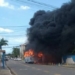 Ônibus incendiado