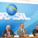 Brasília - O ministros do Gabinete de Segurança Institucional, Sérgio Etchegoyen, da Defesa, Raul Jungmann, e o comandante Militar do Leste, General Braga Netto, falam sobre o decreto de intervenção no Rio (Marcelo Camargo/Agência Brasil)