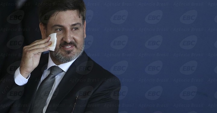 Brasília – O delegado Fernando Queiroz Segovia, durante a solenidade de Transmissão do Cargo de Diretor-Geral da Polícia Federal  (José Cruz/Agência Brasil)