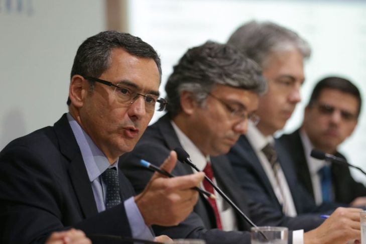 Brasília - O ministro da Fazenda, Eduardo Guardia, fala sobre o projeto de Lei de Diretrizes Orçamentárias (LDO) de 2019 (Fabio Rodrigues Pozzebom/Agência Brasil)