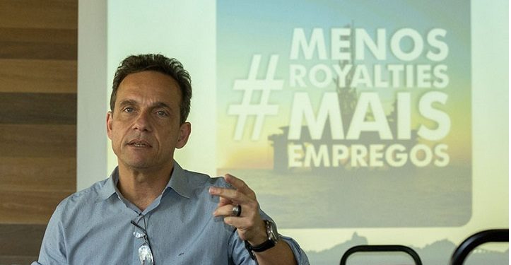 Prefeito de Macaé, Aluízio Santos Júnior, apresenta no OAB Macaé a Campanha "Menos Royalties Mais Empregos". Macaé/RJ. Data: 31/08/2017. Foto: Rui Porto Filho / Prefeitura de Macaé