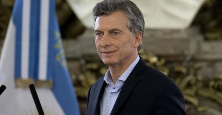 Presidente da Argentina Maurício Macri