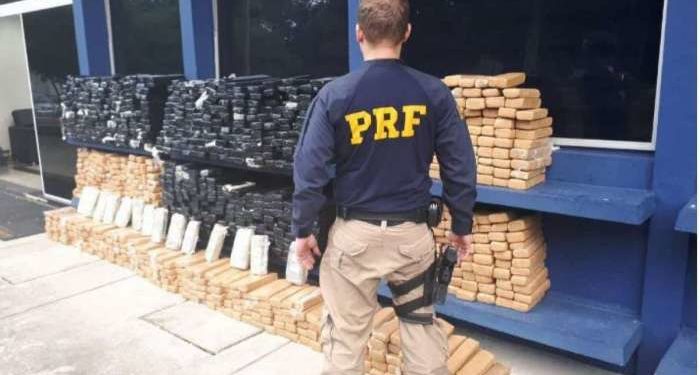 Droga apreendida na Via Dutra |Foto: Divulgação