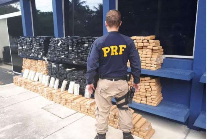 Droga apreendida na Via Dutra |Foto: Divulgação