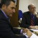 O ministro da Fazenda, Eduardo Guardia e o presidente da Petrobras, Pedro Parente durante reunião técnica para tratar da alta no preço dos combustíveis.