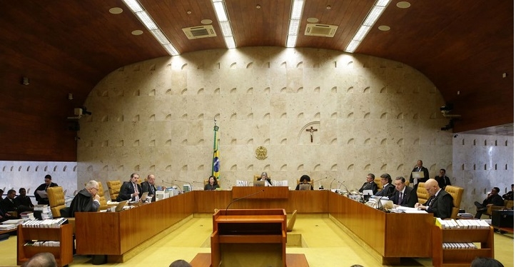 Sessão do Supremo Tribunal Federal (STF) para julgamento sobre a restrição ao foro privilegiado.