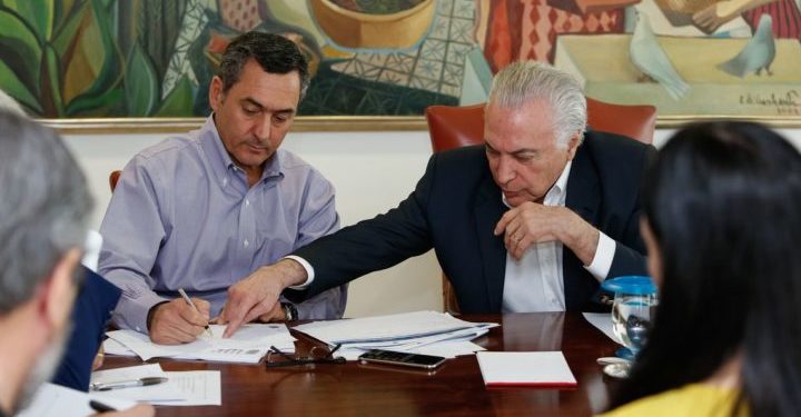 Presidente Michel Temer, durante reunião de Monitoramento de Prioridades Estratégicas de Abastecimento