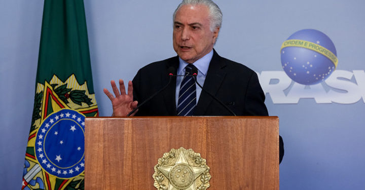 Michel Temer | Foto: Reuters