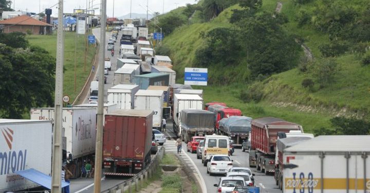 Greve de caminhoneiros no Brasil