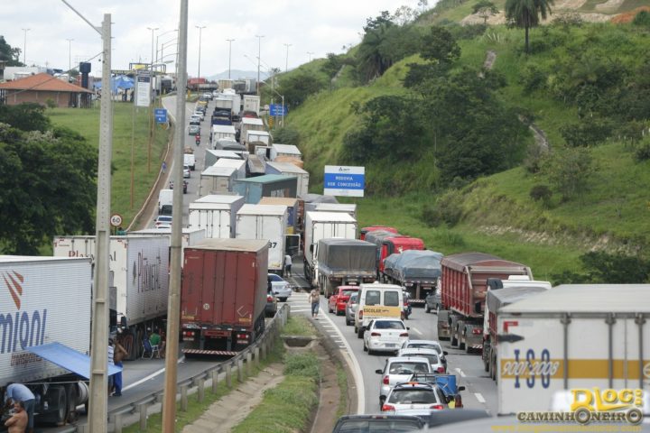 Greve de caminhoneiros no Brasil