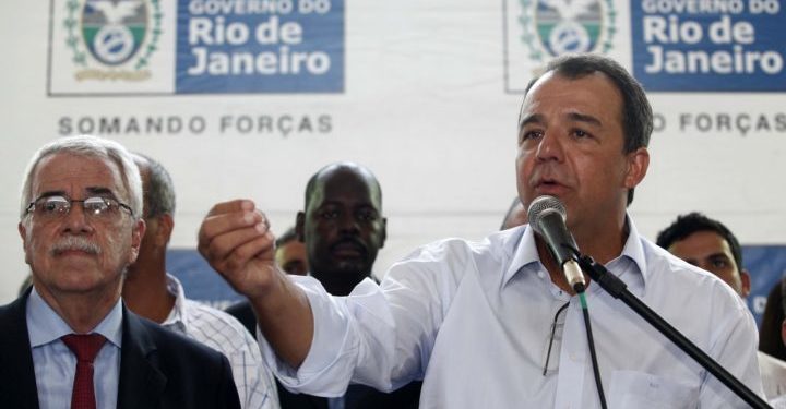 O ex-governador Sérgio Cabral e o ex-secretário de Ciência e Tecnologia do Estado, Alexandre Cardoso