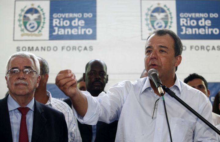 O ex-governador Sérgio Cabral e o ex-secretário de Ciência e Tecnologia do Estado, Alexandre Cardoso