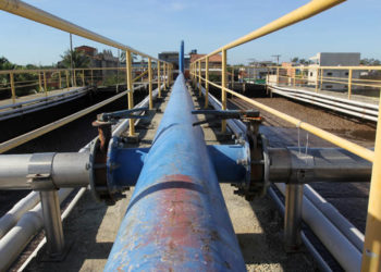 ETE (Estação de Tratamento de Esgoto) do Lagomar . Data: 12/06/2018. Foto: Bruno Campos/Prefeitura de Macaé.