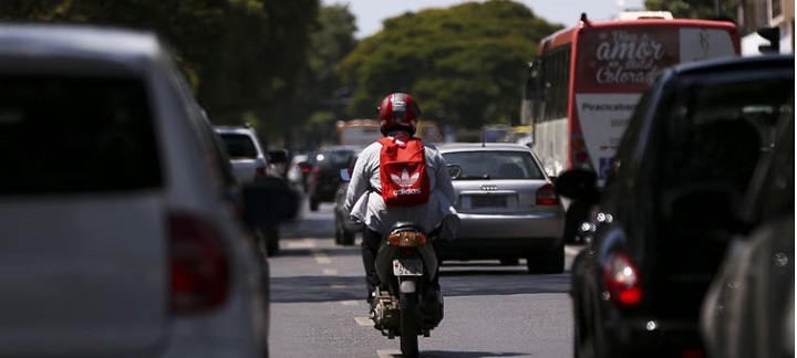 Brasília, DF, Brasil: Motos. (Foto: Marcelo Camargo/Agência Brasil)