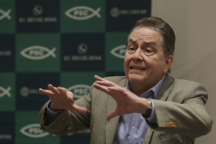 O Partido Social Cristão (PSC), presidido pelo Pastor Everaldo, lança em Brasília, o ex-presidente do Banco Nacional de Desenvolvimentismo Econômico e Social (BNDES) Paulo Rabello de Castro como candidato à Presidência da República.