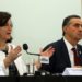 Brasília - A procuradora-geral da República, Raquel Dodge, e o ministro do Supremo Tribunal Federal (STF) Luís Roberto Barroso, participam da palestra Direito à Água promovida pela UniCEUB (José Cruz/Agência Brasil)