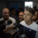 O presidente eleito Jair Bolsonaro fala à imprensa durante o evento Grand Slam de Jiu-Jitsu na Barra da Tijuca, no Rio de Janeiro.