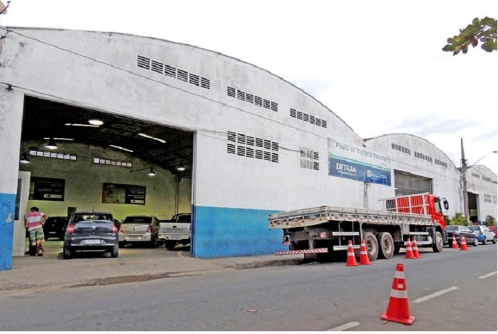 Posto de Vistoria do Detran-RJ em Macaé (RJ) | Foto: Reprodução