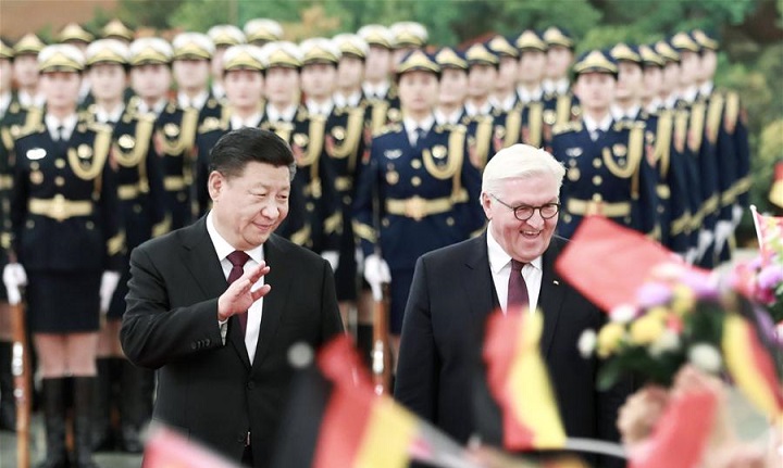 Líderes da China e da Alemanha