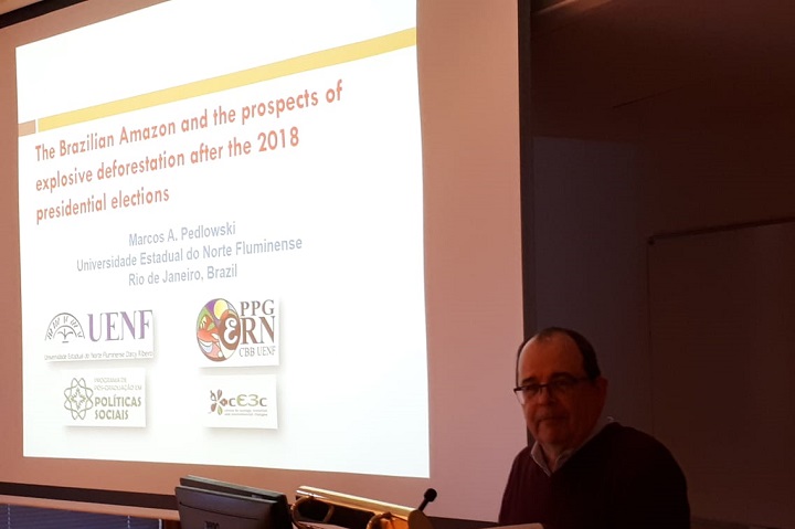 Palestra de Marcos Pedlowski
