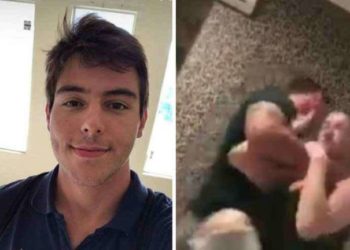 Cena de agressão contra advogada
