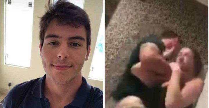 Cena de agressão contra advogada
