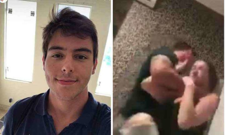 Cena de agressão contra advogada