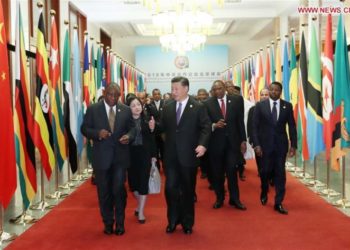Presidente da China em visita à África