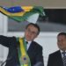 Presidente Jair Bolsonaro e o vice Hamilton Mourão