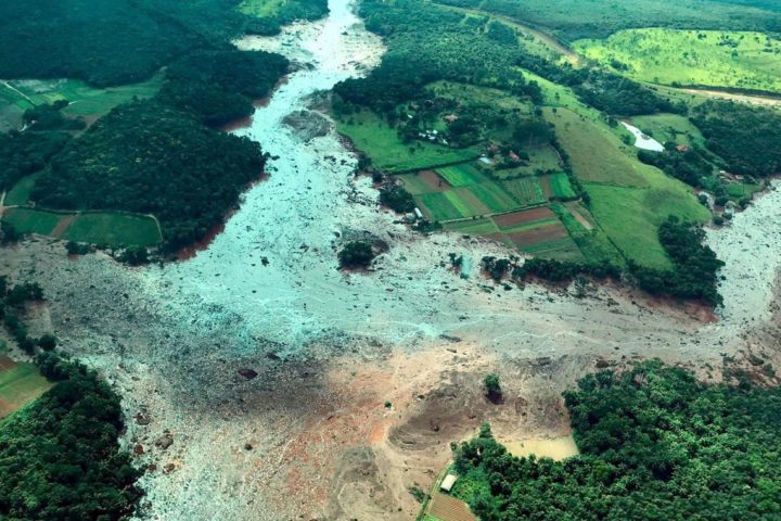 Foto aérea de Brumadinho
