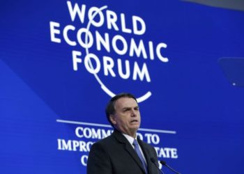 Jair Bolsonaro em Davos