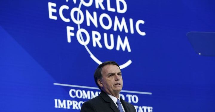 Jair Bolsonaro em Davos