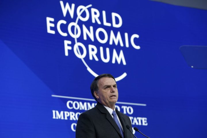 Jair Bolsonaro em Davos