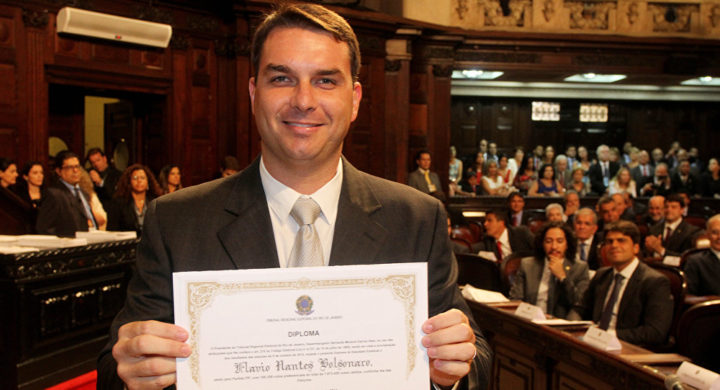 Senador eleito Flávio Bolsonaro