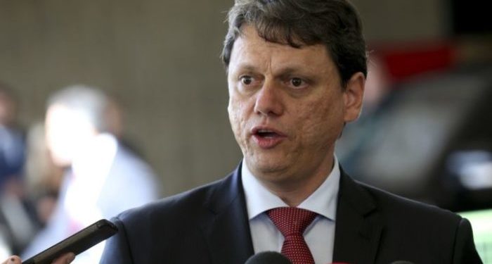 Ministro da Infraestrutura Tarcísio Freiras
